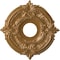 Ekena Millwork Attica PVC Medallion (Canopies up to 5"), 13"OD x 3 1/2"ID x 3/4"P, Metallic Vintage Gold CMP13ATDVG - alternate 1